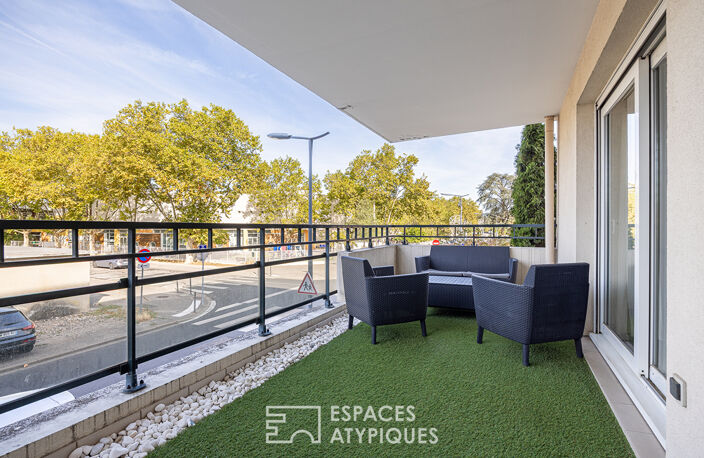 Appartement contemporain avec extérieur et garage — photo 4