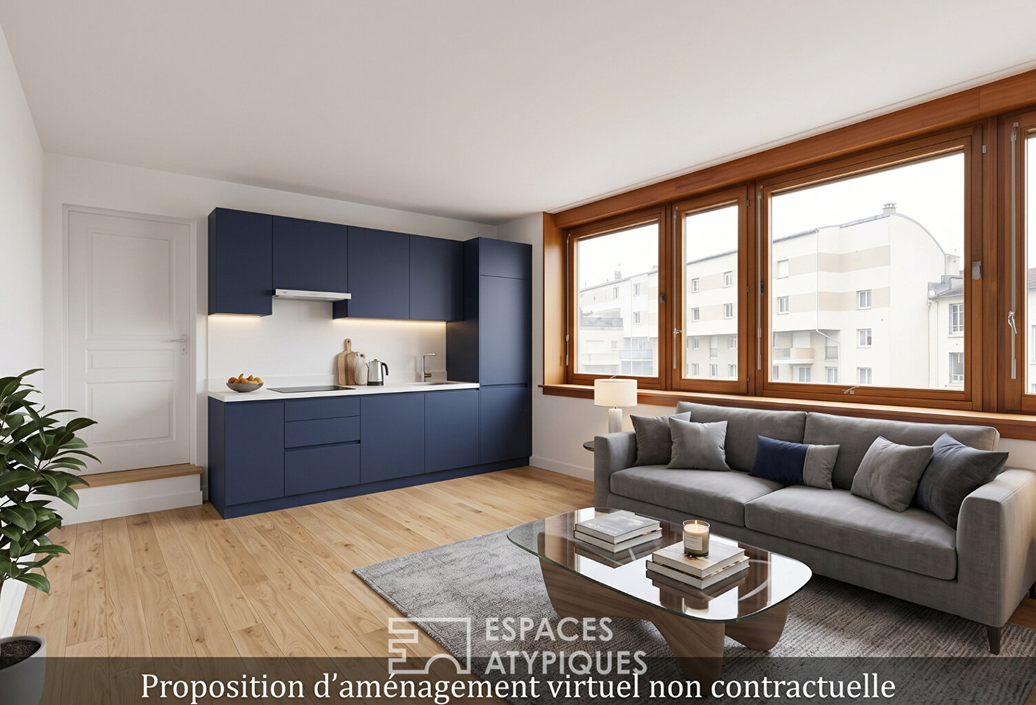 Appartement en plateau à aménagé en dernier étage avec ascenseur — photo 1