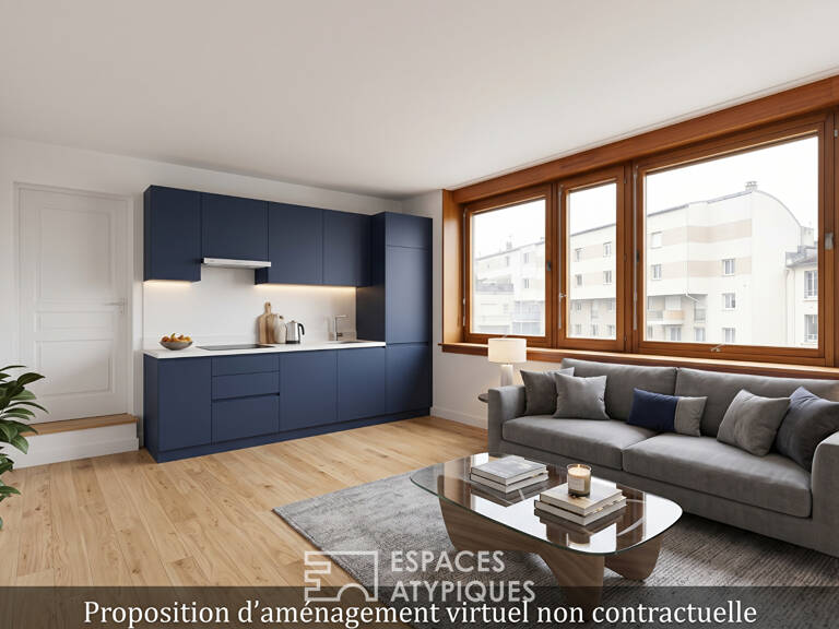 Appartement en plateau à aménagé en dernier étage avec ascenseur — photo 1
