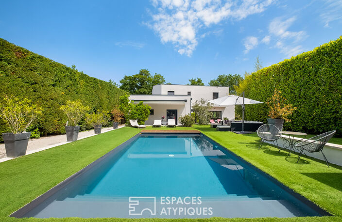 Maison contemporaine dans un écrin de verdure avec piscine — photo 3