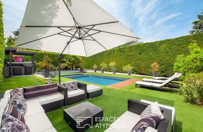 Maison contemporaine dans un écrin de verdure avec piscine — photo 4