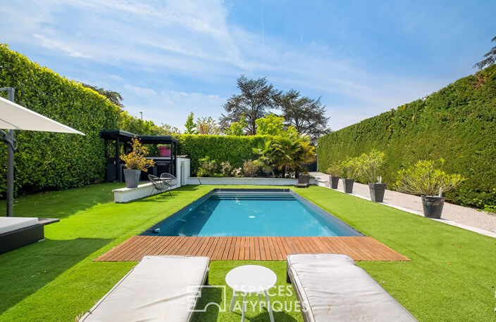Maison contemporaine dans un écrin de verdure avec piscine — photo 5