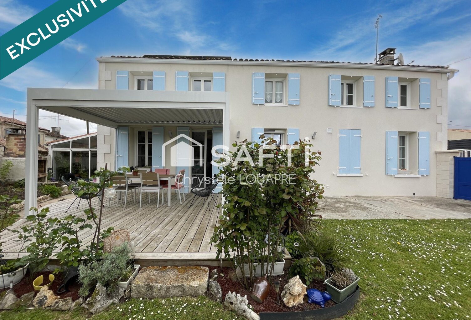 MAISON RÉNOVÉE 135 m²  4 CHAMBRES + BUREAUX  PISCINE CHAUFFÉE  HORS ZONE INONDABLE — photo 1