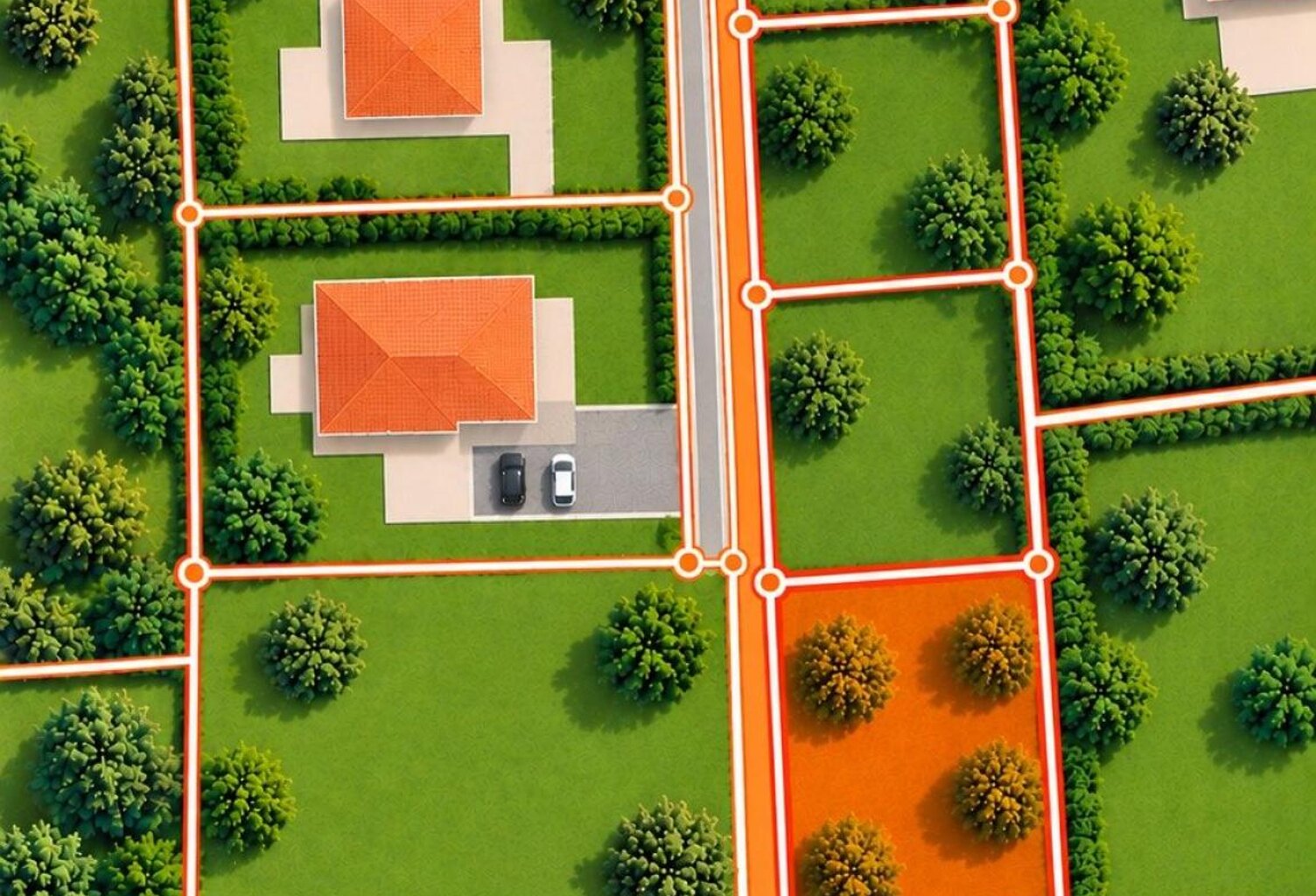 BIAS (47300)  TERRAIN DE 1 331 M²  POSSIBILITÉ DE DIVISION EN 2 LOTS CONSTRUCTIBLES — photo 1