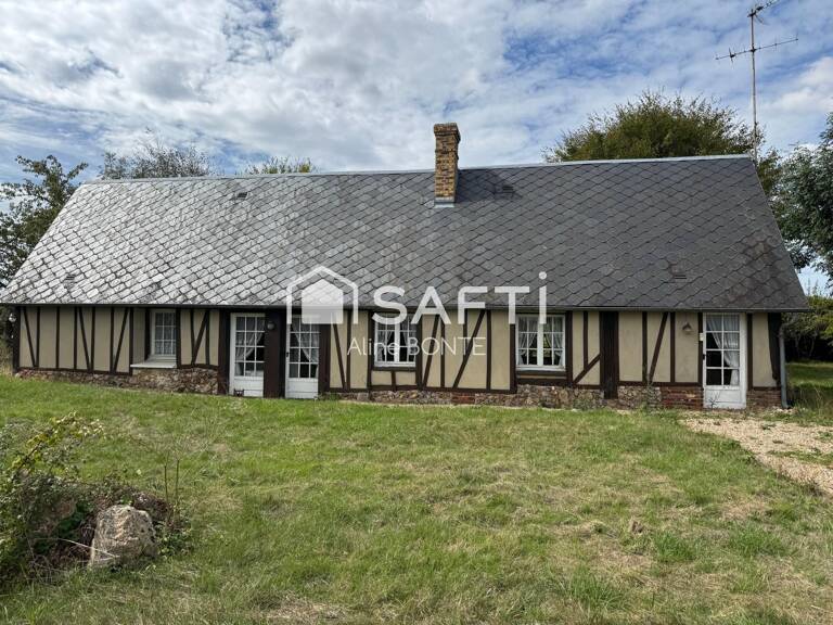 Typique longère normande avec verger et garage — photo 1
