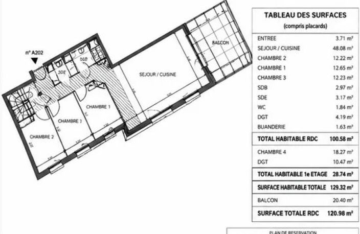5 PIÈCES DUPLEX – 128 M² – JARDIN & TOIT-TERRASSE PRIVATIFS — photo 4