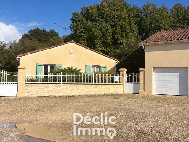 L'ISLE-D'ESPAGNAC  MAISON DE PLAIN-PIED DE 115,16 M², 4 CHAMBRES, DOUBLE GARAGE AVEC ÉTAGE ET BEAU POTENTIEL — photo du bien