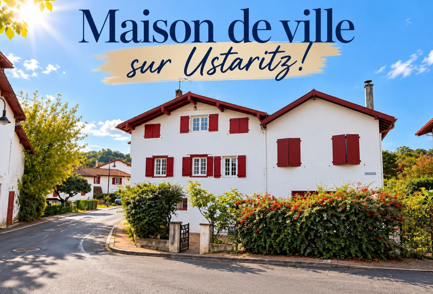 Maison de ville sur Ustaritz de 187 m² sur trois niveaux — photo 1