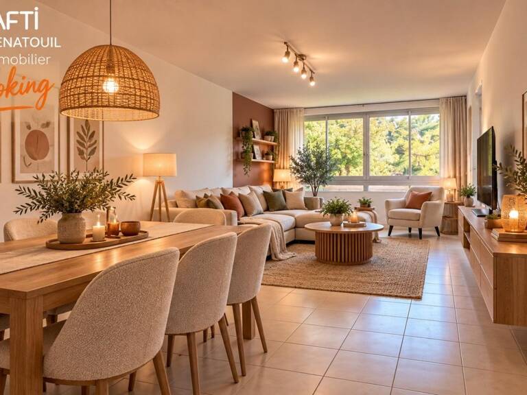 T4 soigné  Loggia et vue sur le plateau — photo 1