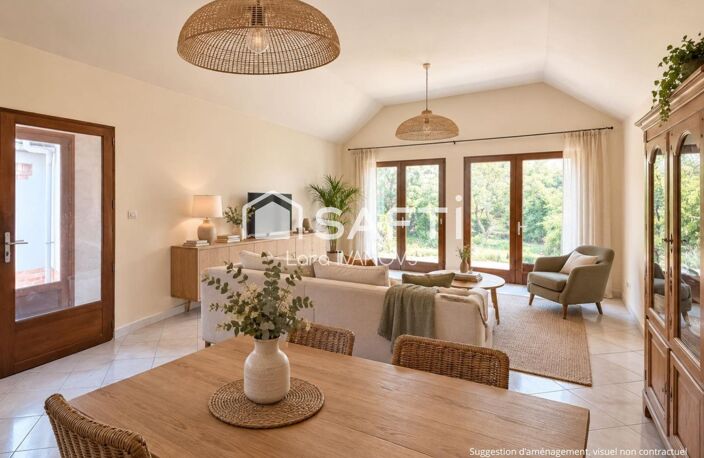 Maison de plain-pied avec jardin — photo 2