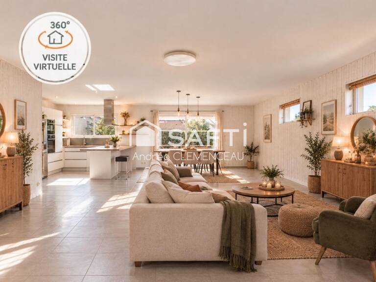 Maison familiale de plain-pied avec piscine  4 chambres, bureau et beaux volumes — photo 1