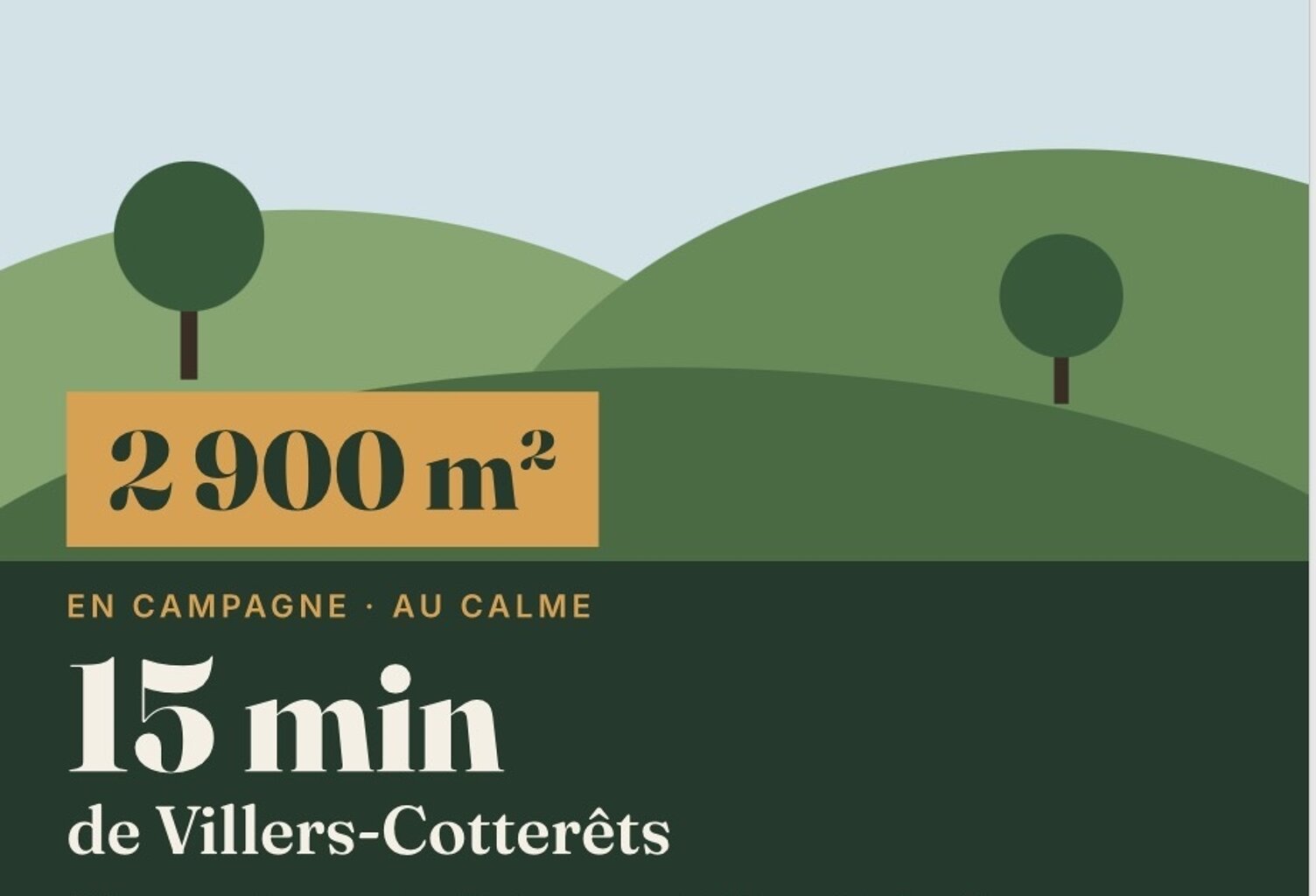 Vente Terrain à bâtir 2 908 m&sup2; — photo 1
