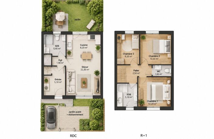 Vente Maison/villa 4 pièces — photo 4