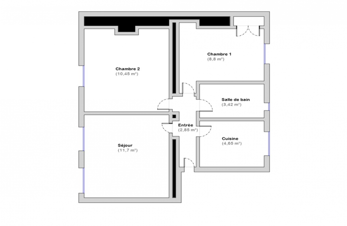 Vente Appartement 3 pièces — photo 2