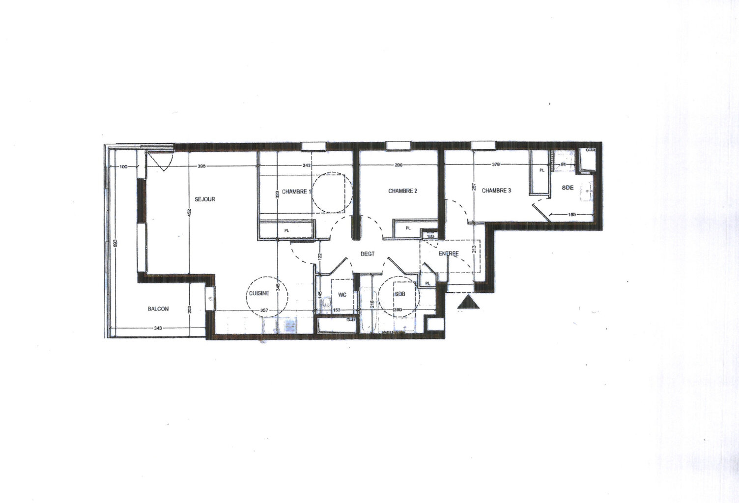 Nice Ouest 4 pièces récent TBE dernier étage (6/6) de 79 m2 + garage à 298000 euros — photo 1