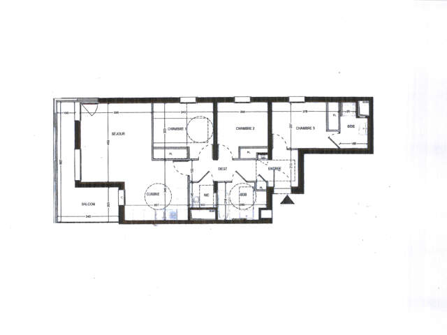 Nice Ouest 4 pièces récent TBE dernier étage (6/6) de 79 m2 + garage à 298000 euros — photo du bien