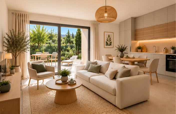LA SEYNE-SUR-MER – 4 PIÈCES AVEC 3 CHAMBRES, TERRASSE ET JARDIN — photo 2