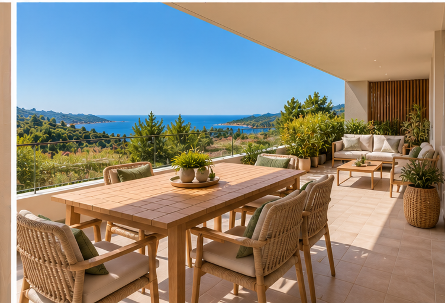 LES ADRETS-DE-L’ESTÉREL – T4 NEUF VUE MER AVEC GRANDE TERRASSE — photo 1