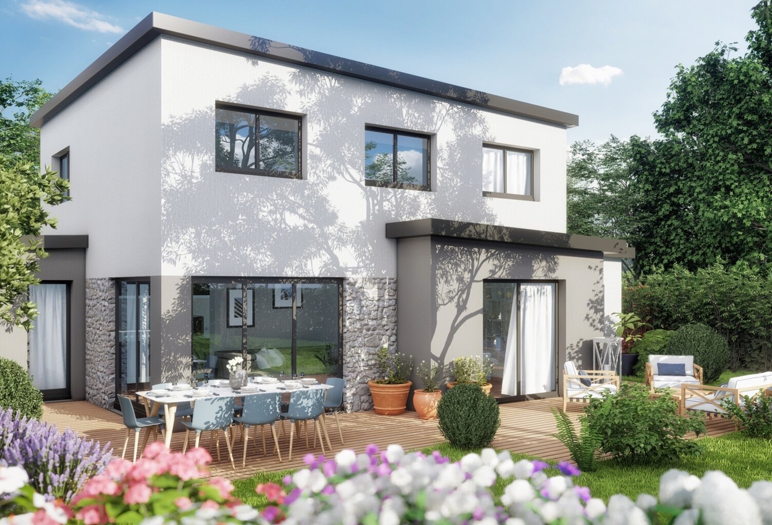 Vente terrain   Châteauneuf-d'Ille-et-Vilaine (35430) — photo 1