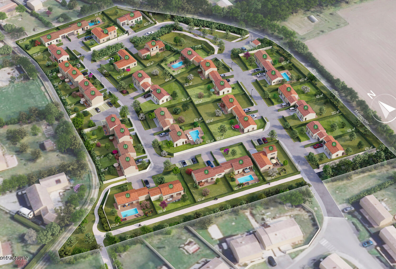 Vente terrain   Bouhet (17540) — photo 1