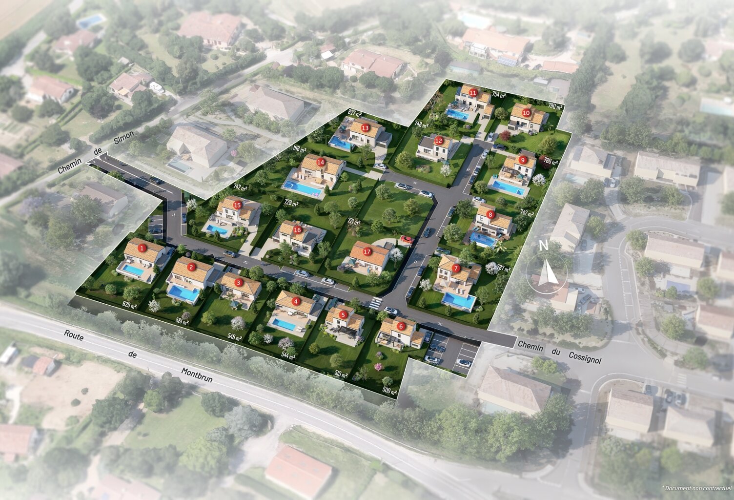 Vente terrain   Corronsac (31450) — photo 1