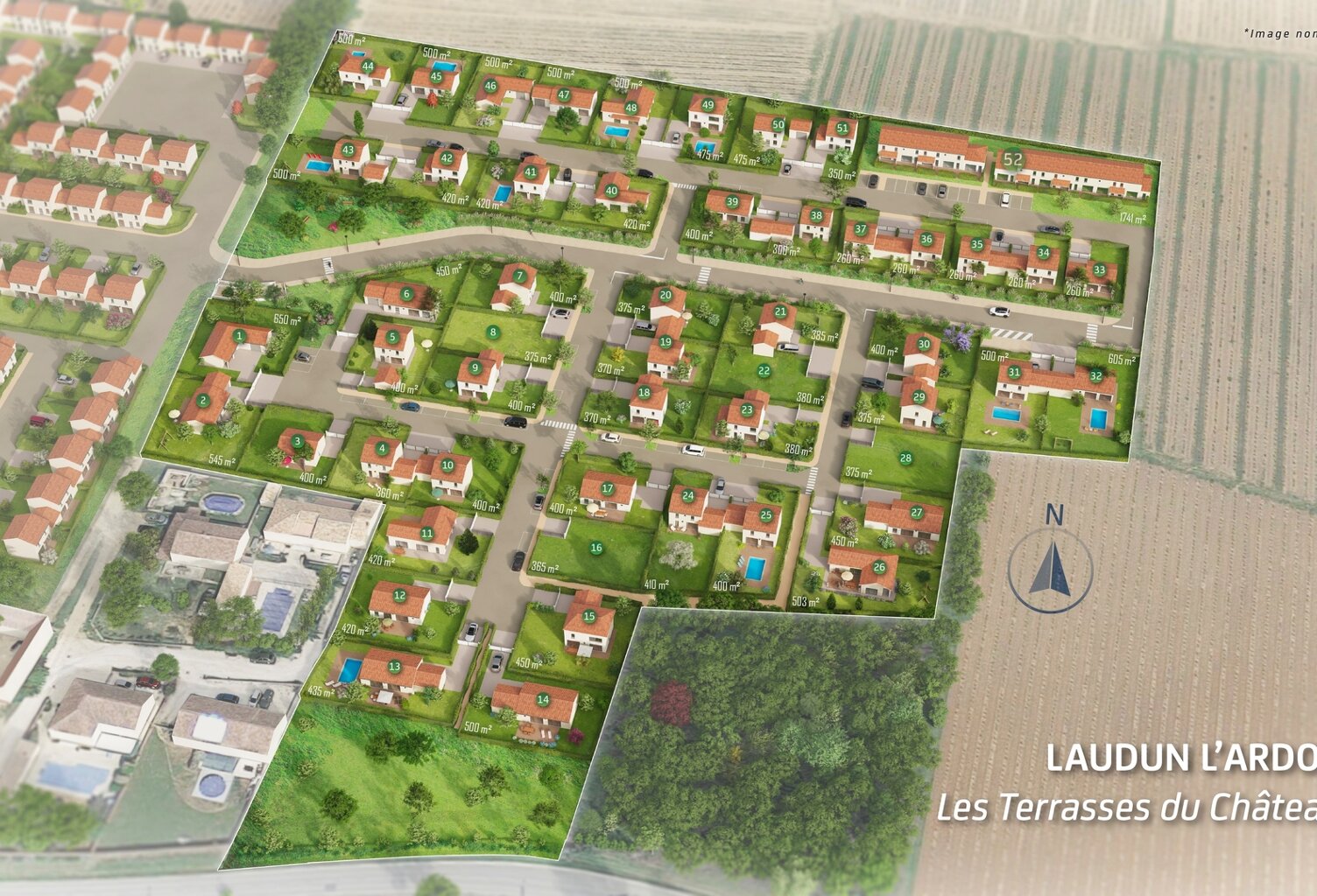 Vente programme neuf  Laudun-l'Ardoise (30290) — photo 1