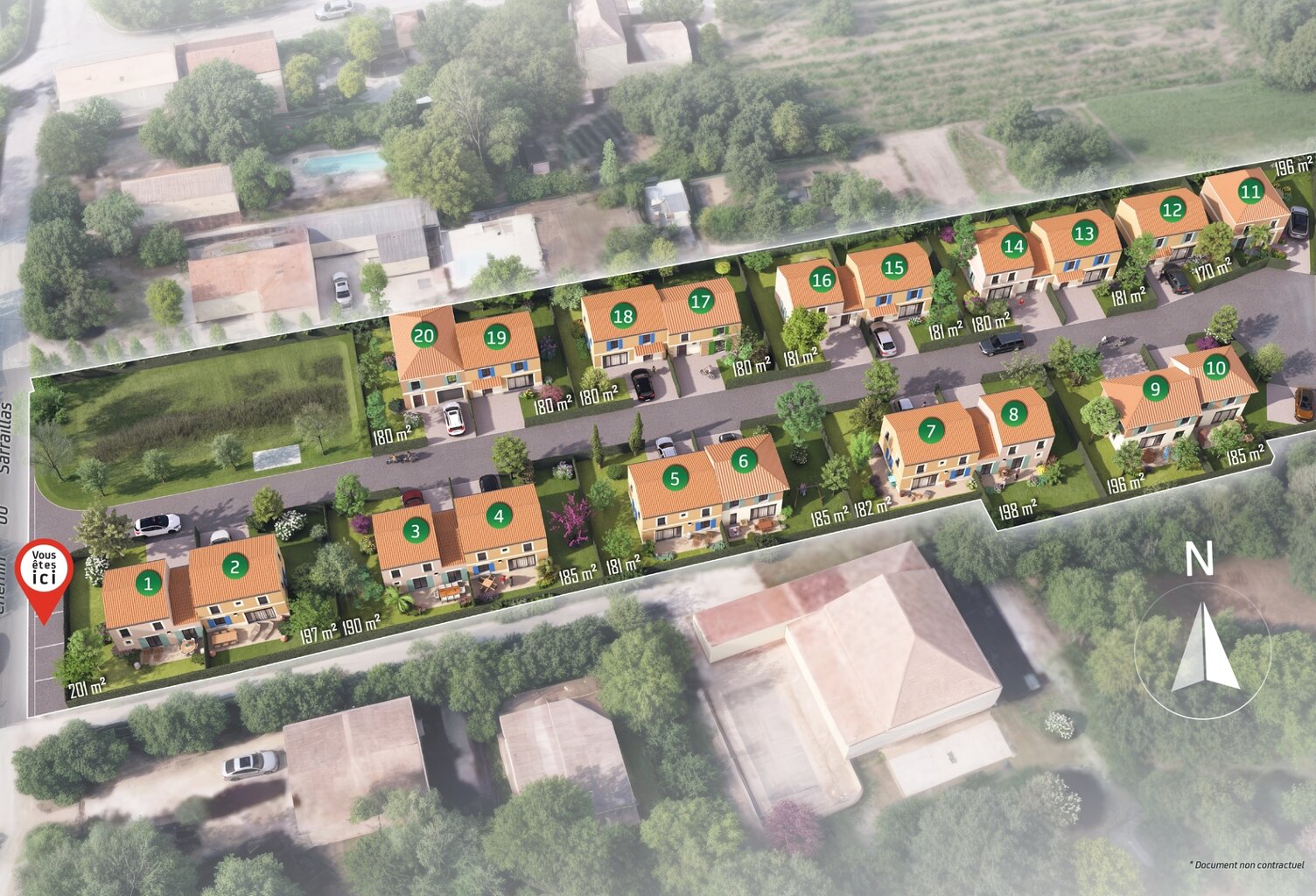 Vente terrain   La Calmette (30190) — photo 1