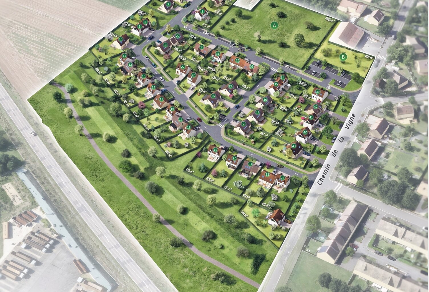 Vente terrain   Marolles-sur-Seine (77130) — photo 1