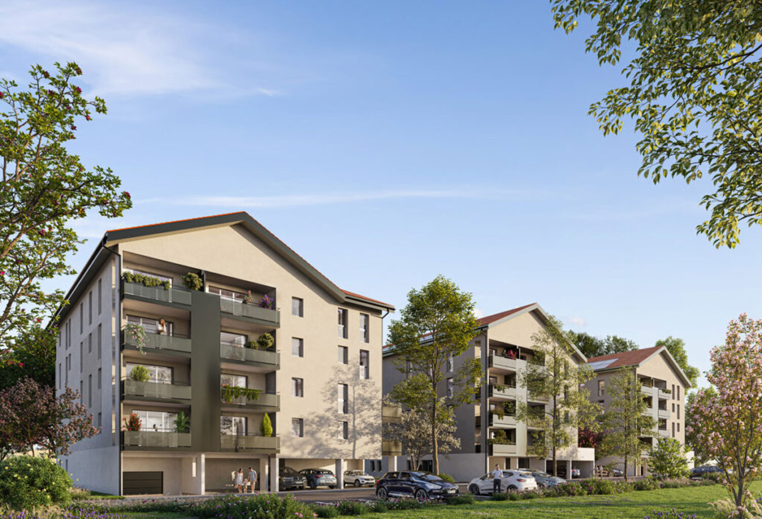 Vente programme neuf T2, T3, T4 41 à 77 m² Albertville (73200) — photo 1