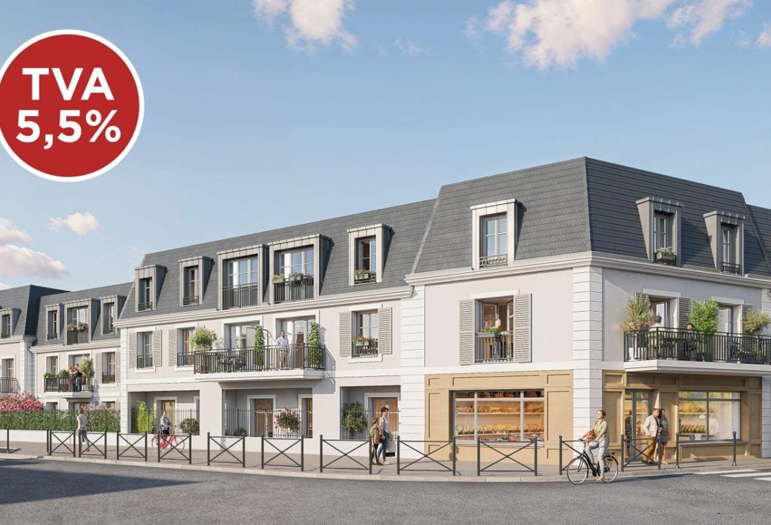 COMPIEGNE (60)appartement neuf à vendre 3 pièces — photo 1