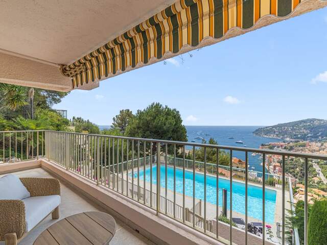 VILLEFRANCHE-SUR-MER – APPARTEMENT D'EXCEPTION AVEC JARDIN, TERR — photo du bien