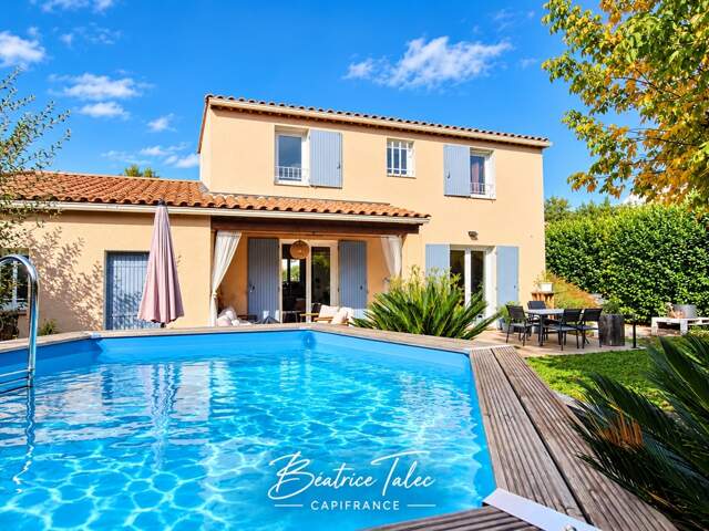 Maison T4 3 chambres, piscine hors sol, garage, emplacement privilégié, BOUC BEL AIR à 10 minutes d'aix-en-provence — photo du bien