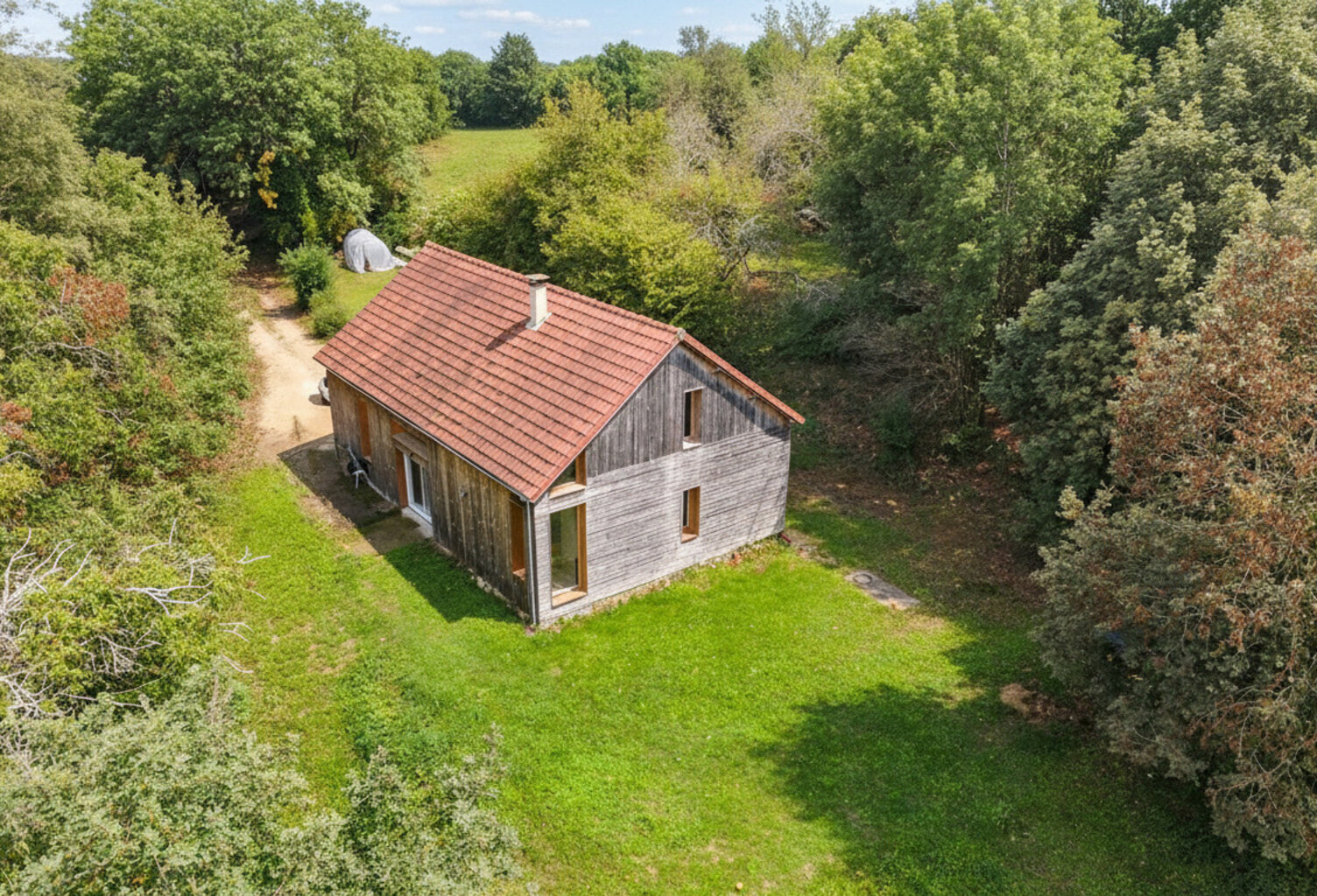 Maison lumineuse de 180m², grande mezzanine, vue dégagée et nature préservée – Orliac — photo 1