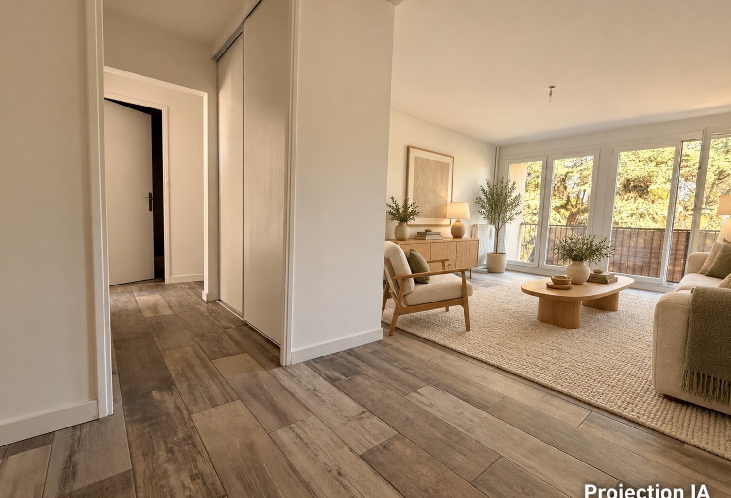Appartement en excellent état à vendre 3/4 pièces MEYZIEU (69), au calme, avec vue dégagée sur la nature, proche de tout — photo 1