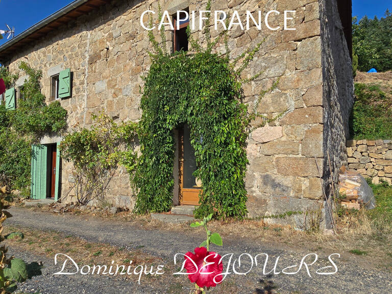 Maison en pierres avec deux logements, terrasse et terrain de 7 800 m² – Saint-Jean-Roure (07160) — photo 1
