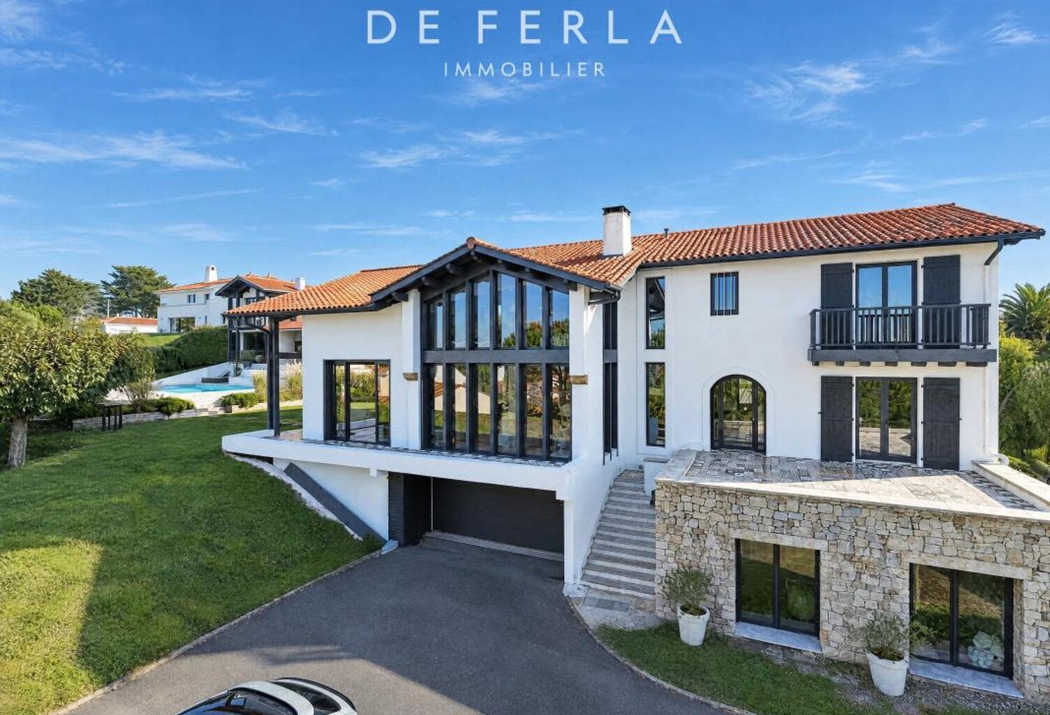 Saint-jean-de-luz | deux villas, une signature architecturale, l’océan en perspective — photo 1