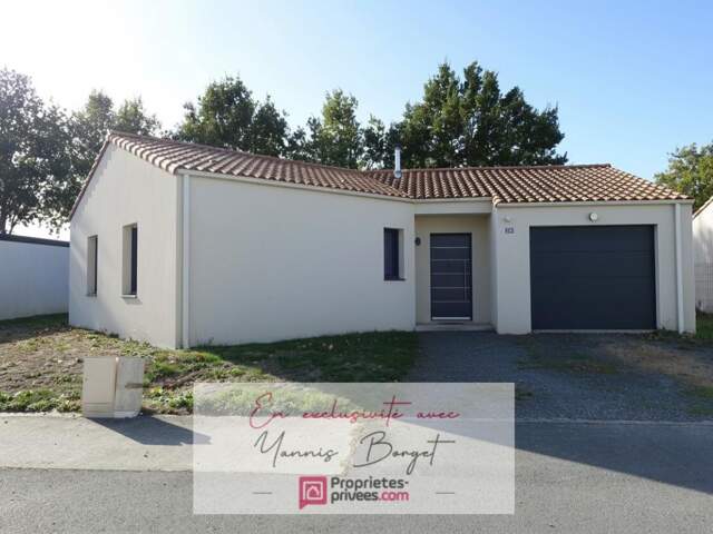 CHAVAGNES-EN-PAILLERS - MAISON DE PLAIN-PIED DE 2019 - INVESTISSEMENT OU FUTURE RÉSIDENCE PRINCIPALE — photo du bien