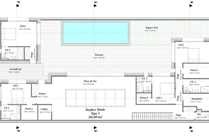 Maison d'architecte  à terminer de type T5 de 380 m² à Porticcio — photo 3