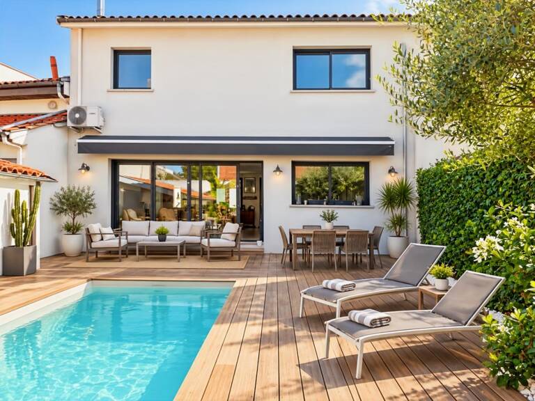 PARC BORDELAIS -GRAND LEBRUN MAISON DE CARACTERE AVEC TROIS CHAMBRES PISCINE ET GARAGE — photo 1