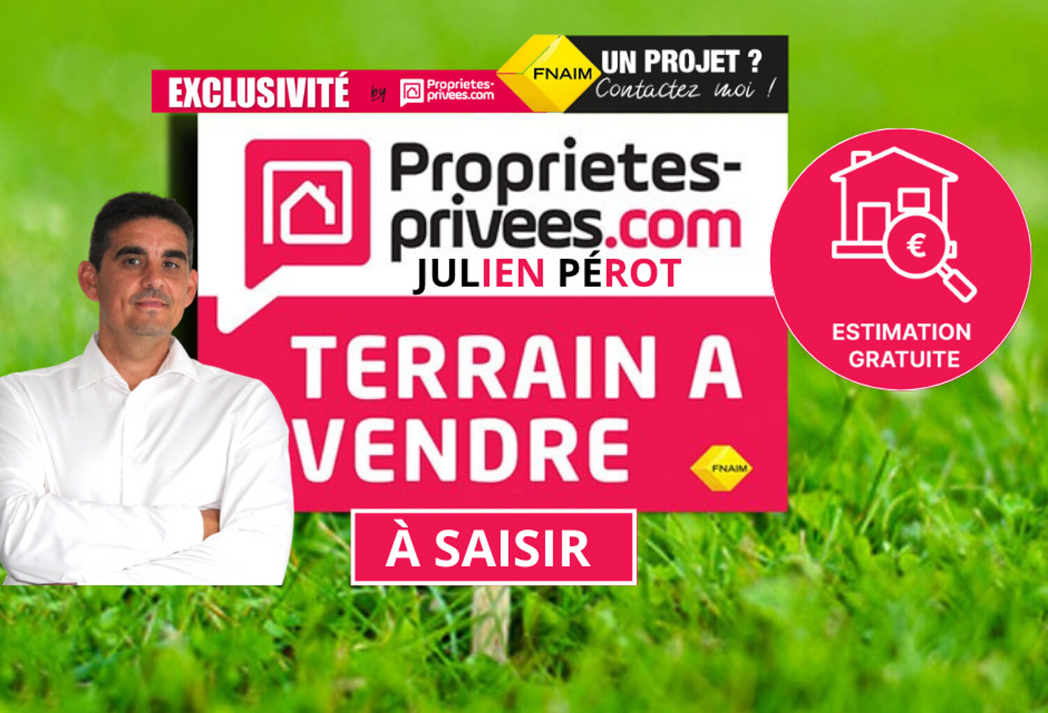 Exclusivité !!  22400 Planguenoual, terrain viabilisé, plat, libre de constructeur — photo 1