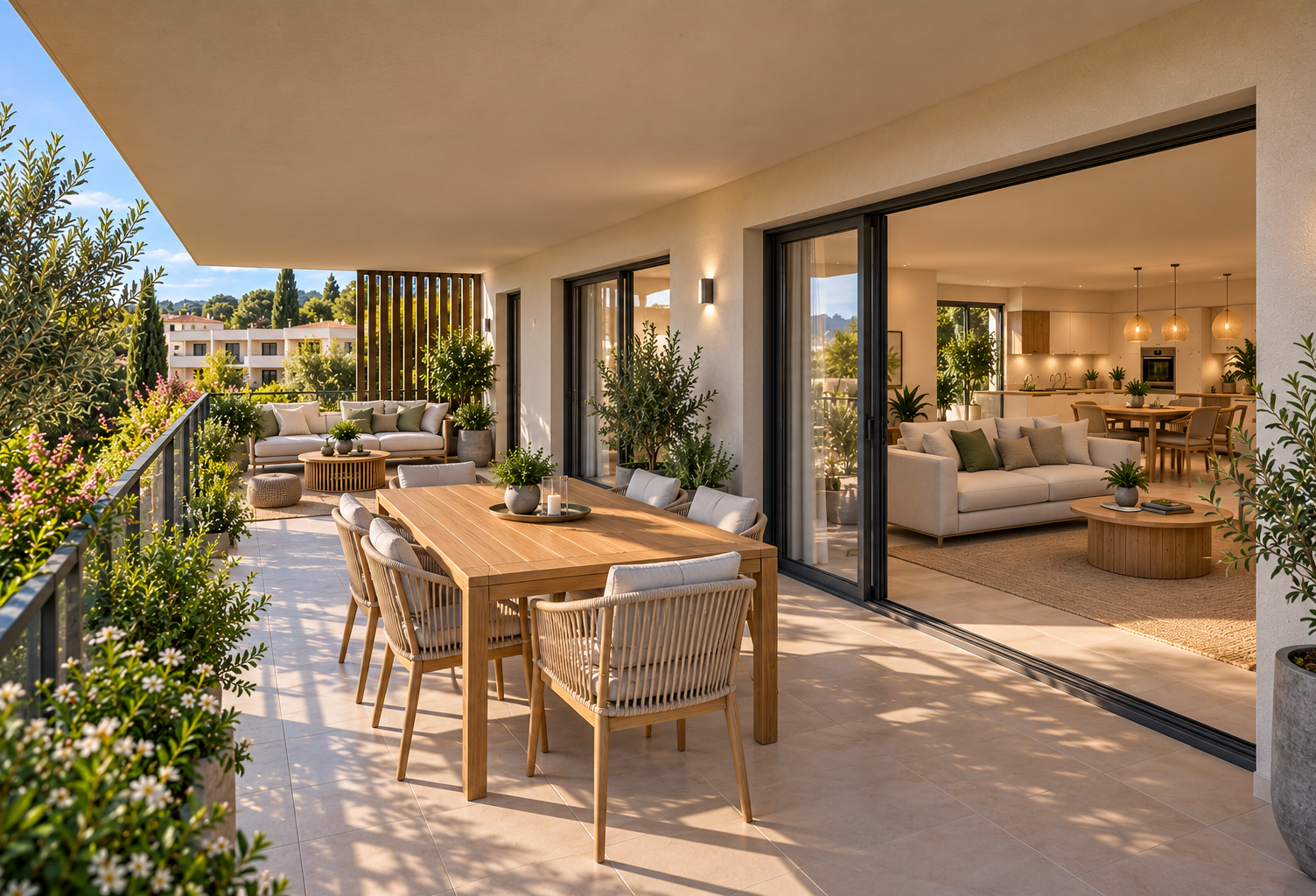-T4 avec séjour 42 m² + terrasse large – Adresse recherchée Aix — photo 1