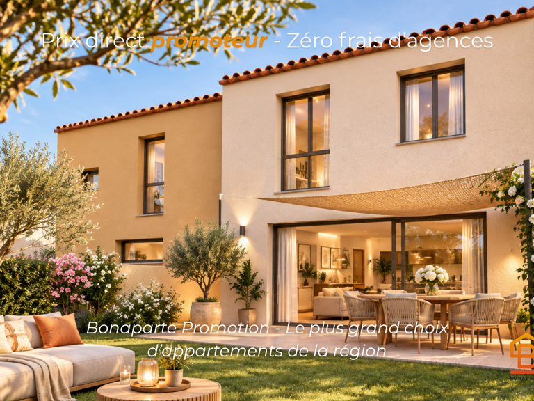 - POUSSAN – MAISON NEUVE 3 CHAMBRES AVEC JARDIN DE 114 M² ET GARAGE — photo 1