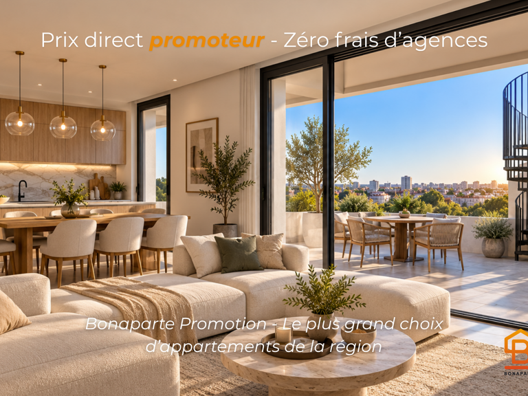 - MONTPELLIER – APPARTEMENT T4 D'EXCEPTION EN DERNIER ÉTAGE AVEC ROOFTOP PRIVATIF — photo 1