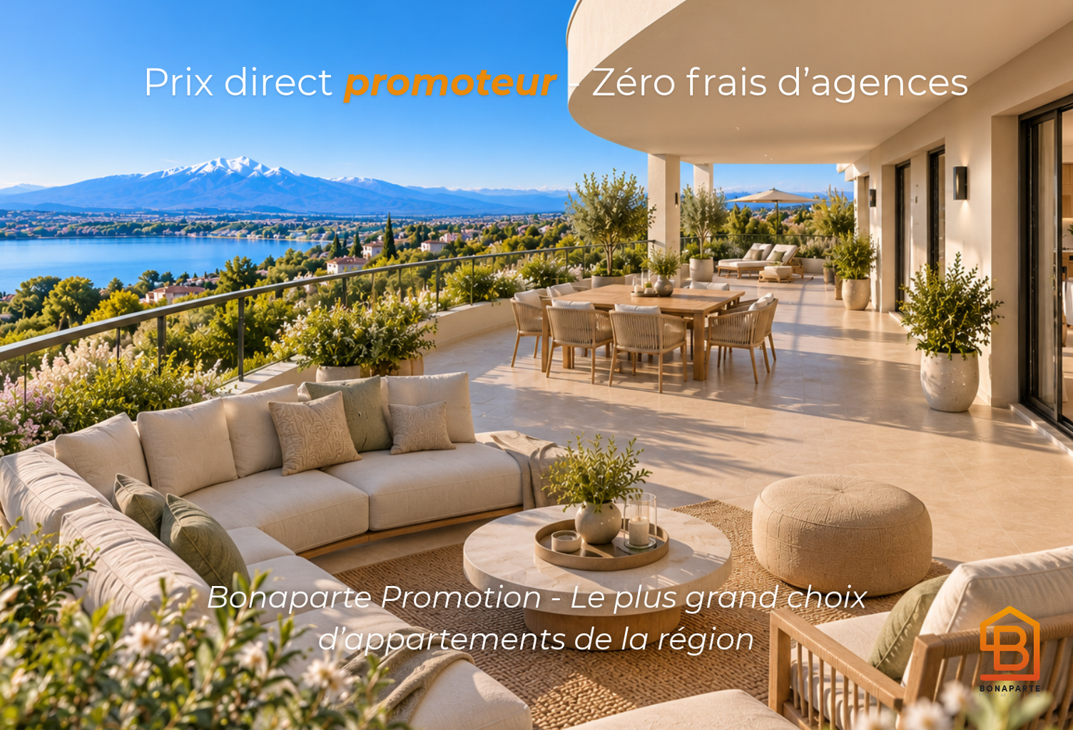 - VILLENEUVE-DE-LA-RAHO – UNE MAISON SUR LES TOITS D'EXCEPTION DE 100 M² AVEC 84 M² D'EXTÉRIEURS — photo 1