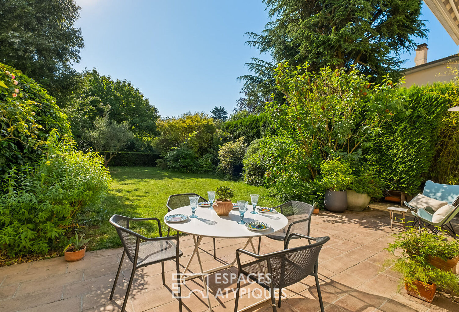 Duplex avec jardin à quelques pas du centre village de Sainte-Foy-Lès-Lyon — photo 1
