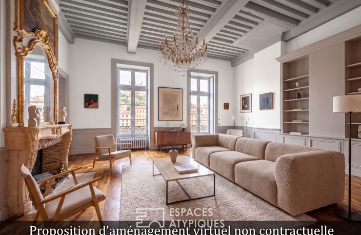 Appartement bourgeois avec vue Fourvière — photo 3