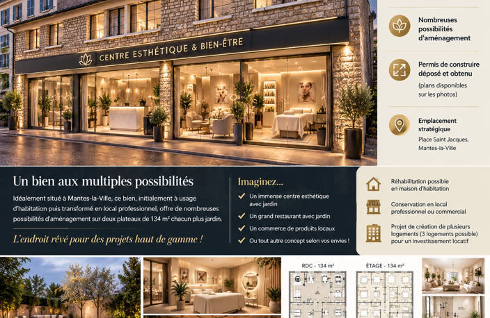 Vente Boutique/Local commercial 134 m&sup2; — photo 5