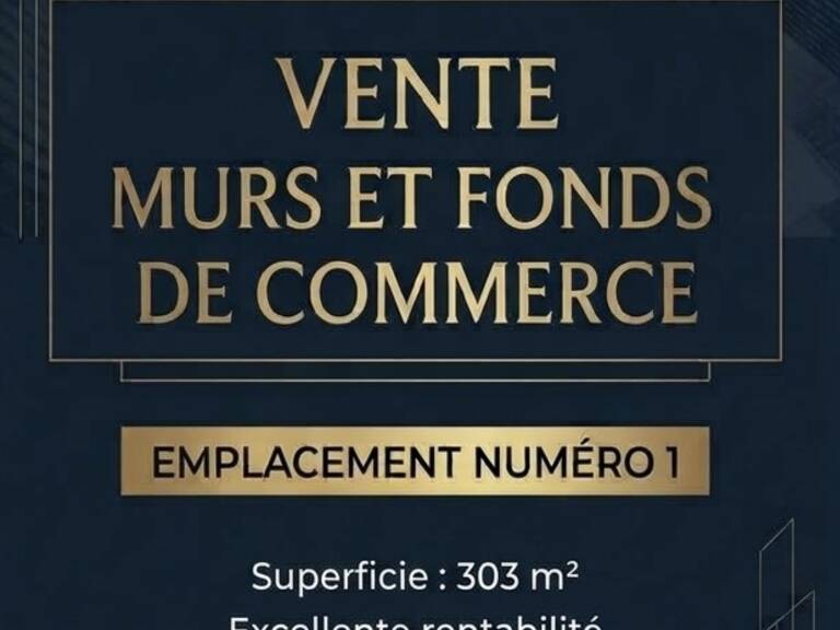 Vente Boutique/Local commercial 303 m&sup2; — photo 1