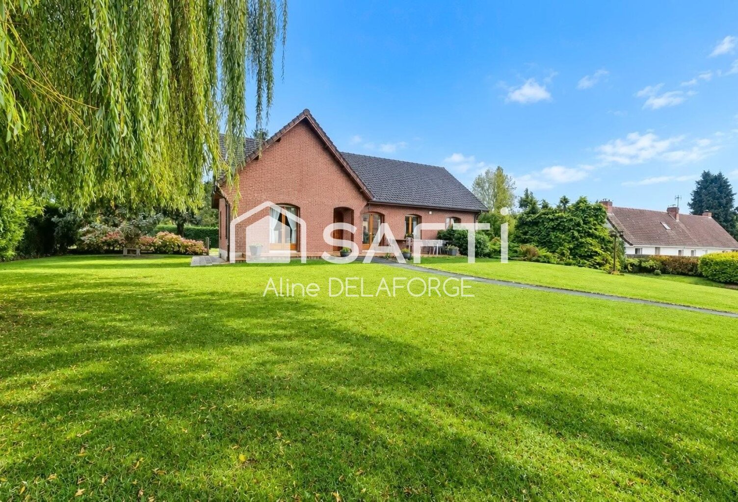 À VENDRE  MAISON FAMILIALE AVEC SOUS-SOL COMPLET ET GRAND JARDIN À TINCQUES — photo 1