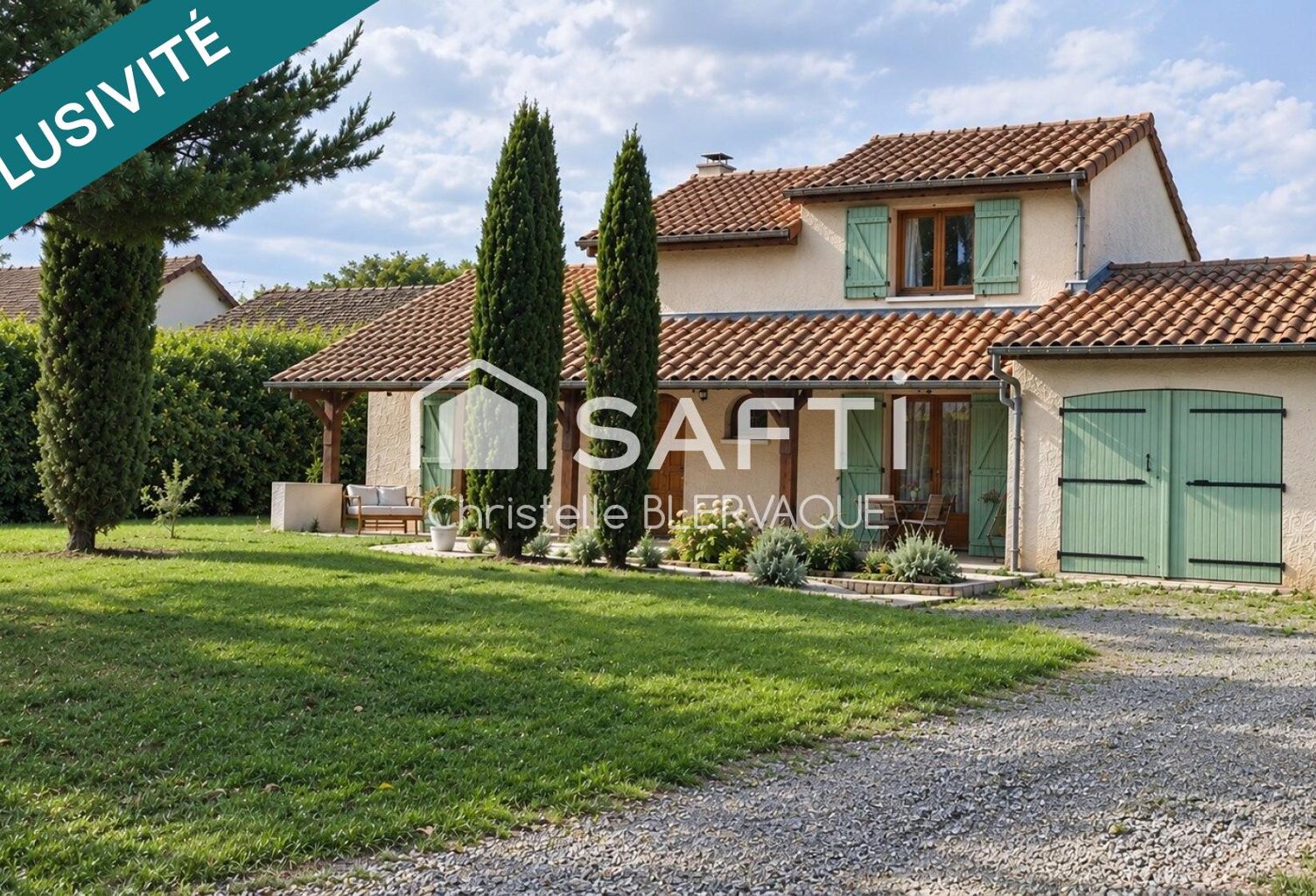 OYRÉ (86220)  Maison familiale de 115 m² avec grand terrain et 3 garages — photo 1